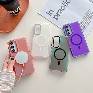 Étui magnétique à dégradé de couleurs pour Samsung <span class=keywords><strong>Galaxy</strong></span> A05S A15 A25 A35 A55 A14 A24 A34 A54 A13 <span class=keywords><strong>A53</strong></span>, charge sans fil, housse antidérapante - Product Image 1
