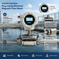 Débitmètre électromagnétique sanitaire Tri-Clamp en acier inoxydable DN25 avec affichage numérique et totalisateur pour l'industrie alimentaire, des boissons et les process CIP