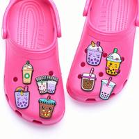 Aksesoris Sepatu PVC Lucu Desain Kustom, Hiasan Sepatu Clog, Grosir Produk Baru Minuman dan Makanan Meksiko