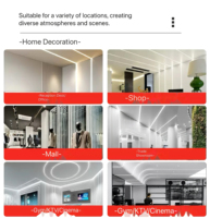 Profilés pour lampes à LED, plafonniers et luminaires d'armoire montés en surface avec bandes profilées en aluminium