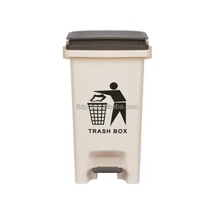 プラスチック製のゴミ箱15 ltrと古紙バスケット15lとppカバー付きのペダルビンとペダル付きのゴミ箱