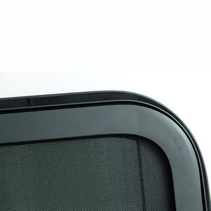 Porte de remorque en forme de larme de caravane avec fenêtre coulissante avec cadre de porte en alliage d'aluminium Matel Black Lock and <span class=keywords><strong>Flynet</strong></span> - Product Image 6