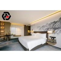 Meuble de chambre à coucher en bois massif sur mesure avec vue panoramique du sol au plafond, qualité supérieure 5 étoiles, fourni directement par le fabricant pour appartement