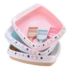 Halbgeschlossene Kunststoff-Katzentoilette mit Einfacher Reinigungsfunktion Umweltfreundliches & Langlebiges Design - Haustier-Reinigungsprodukte - Product Image 6