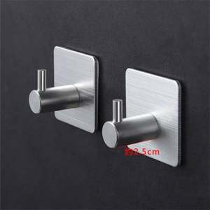 Crochets muraux adhésifs double face imperméables K2041, résistants à l'huile, robustes, pour la cuisine et la salle de bain, 4,5 cm - Product Image 4