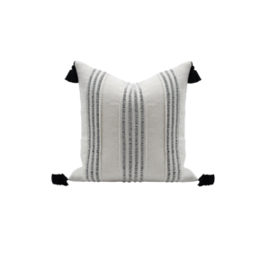 瑞艺简约风格Propillow靠垫套黑白流苏手工缝制客厅卧室床头家居装饰 - Product Image 6