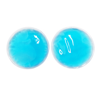 Bâtons réutilisables au corps Pack froid rond pour la thérapie par le froid ciblé Parfait pour les blessures Petites zones Pack de glace bleu