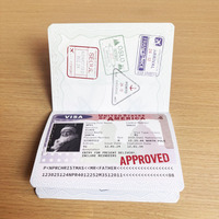 Impression de logo personnalisé, logo UV spot, couverture de passeport de sécurité, livret de passeport, livrets couleur personnalisés