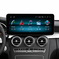 Autoradio Android 14 8+128 Go pour Mercedes C W205/S205 NTG5.0, écran tactile 12,3 pouces, CarPlay, Android Auto, navigation GPS, 4G LTE, WiFi