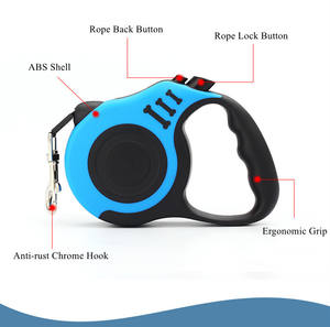 Correas largas retráctiles para perros, accesorio ajustable de fábrica con Control remoto Premium, 5m, 8m, 10m - Product Image 2