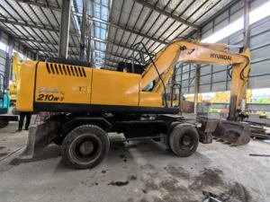 Used <b>TIRE</b> <b>Excavator</b> Hyundai 210w-7 <b>Excavator</b> Used hyundai Wheel <b>Excavator</b> 210w-7 210w-9 for Sale - Product Image 2