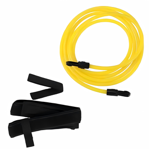 Corde de résistance élastique en néoprène souple et réutilisable pour la natation, entraîneur de natation statique professionnel avec <span class=keywords><strong>ceinture</strong></span> de taille réglable - Product Image 2