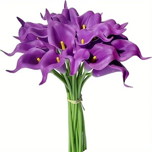 Fleur artificielle réaliste Calla Lily, toucher naturel, pour bouquet de remise de diplôme, centres de table de mariage DIY, longue durée (3-5 ans) - Product Image 6