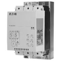 Ea-ton DS7-340SX055N0-N 55A Soft Starter, 200-480VAC 3-Fasa, 30kW/40HP Internal Bypass, Kontrol 24VAC/DC, Ramp 1-30s, IP20