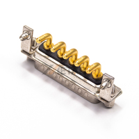 Conector D-Sub 5W5 Macho Equivalente, Enchufe 5W5P Combo, Conector D-Subminiatura de Alta Corriente para PCB de Accionamiento de Motor Industrial