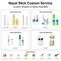Stick nasal naturel Anthrive Private Label avec eucalyptus, menthe poivrée et menthol pour une respiration facile et rafraîchissante, utilisation portable