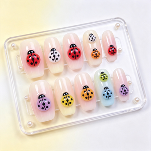 Accesorios de <span class=keywords><strong>Uñas</strong></span> con Lindas Mariquitas Brillantes, Adornos de Resina 3D Coloridos, Mini Insectos Decorativos para <span class=keywords><strong>Uñas</strong></span>, Diseño de <span class=keywords><strong>Uñas</strong></span> Hecho a Mano para Salón de Belleza - Product Image 4