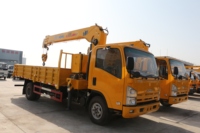 Grue hydraulique japonaise de taille moyenne montée sur camion avec flèche télescopique 6,3T ou 8T – Grue sur camion plateau