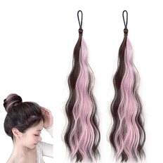 FineGood XTe Hair Extensions Long Fluffy Curly Ponytail Pouch - Product Image 1