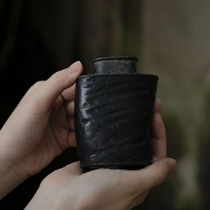 กล่องดีบุกทรงกรวยเก็บชาแบบสุญญากาศสำหรับโกดังเก็บชา - Product Image 1