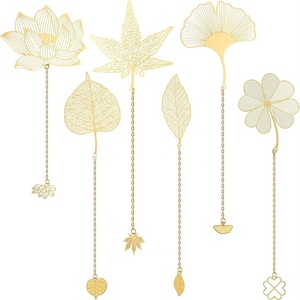 Bán Buôn Cá Nhân Tùy Chỉnh Khuyến Mại Dễ Thương Thép Không Gỉ Vàng Brass Kim Loại Dấu Trang Tùy Chỉnh Với Tua Cho Cuốn Sách - Product Image 4