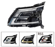 Phares avant WOFIT Factory Auto Parts Plug & Play RSS pour NISSAN PATROL, compatibles avec les modèles 2020 et plus