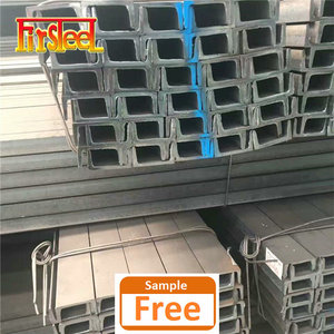 Astm A36 C12x20.7 12m Longitud C Canal de acero L Acero al carbono 100x48 con agujeros - Product Image 3