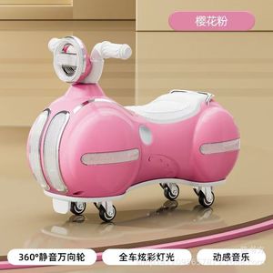 Childrens Scooter For 1-5 Years Old Kids With Lights And Music Swivel Wheels Red Color - Product Image 5