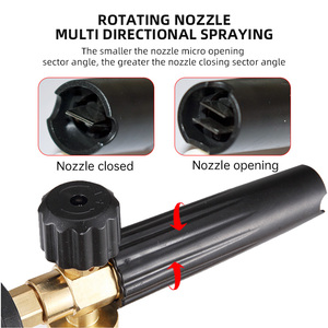 Kit de pistolet à mousse pour lavage de voiture, ensemble de pistolets de lavage à pression, canon à mousse, 5 modes de pulvérisation, haute pression (jusqu'à 3000 PSI), antirouille, pour le detailing automobile - Product Image 6