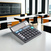 Calculatrice de bureau portable à écran LCD à 12 chiffres en plastique meilleur produit de bureau et scolaire avec fonctions standard