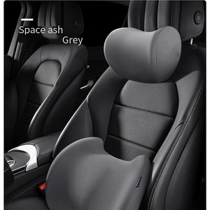 Lumbar Support <b>Pillow</b> <b>U</b> <b>Shape</b> Memory Foam Suede Back Cushion For Car Seat - Product Image 4