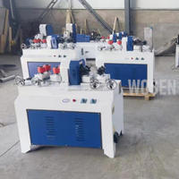 Machine puissante pour la fabrication de manches de balai électrique, de pelles et de bâtons ronds en bois