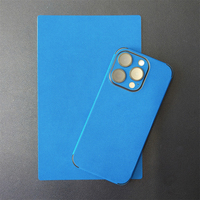 FONLYU 190*120mm Películas de Cuero Liso con Textura de Diamante para Teléfonos, Adhesivos para Protector de Pantalla, para Máquina de Corte con Plotter