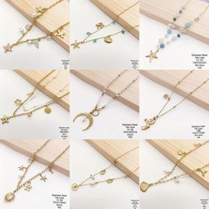 สร้อยคอสแตนเลส250922 Xuping <span class=keywords><strong>ttm</strong></span> สร้อยคอชุบทอง14K หลายสไตล์สำหรับผู้หญิงสร้อยคอเครื่องประดับแฟชั่น - Product Image 3