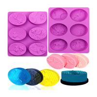 Fleur bougie Silicone moule Ins jetable bricolage à la main savon moules pour Mousse gâteau Muffin bain bombe Lotion barre cuisson gâteau outil