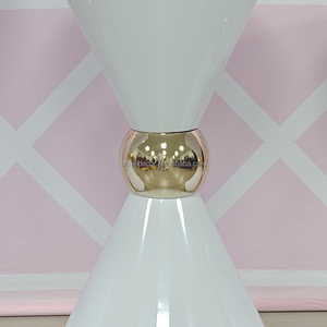 Kim loại hiện đại bánh Trắng tráng miệng bảng đứng plinths bệ hiển thị thiết lập cho bữa tiệc sinh nhật bé tắm tổ chức sự kiện đám cưới trang trí - Product Image 5