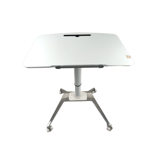 Bureau ergonomique hydraulique pour ordinateur portable, réglable en hauteur, manuel, avec roulettes, pour la maison, le bureau ou l'étude - Product Image 6