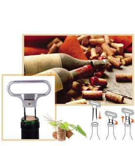 Ouvre-bouteille à <span class=keywords><strong>vin</strong></span> ancien, ouvre-bouteille à <span class=keywords><strong>vin</strong></span> rouge portable pour ouvrir les bouchons de <span class=keywords><strong>vin</strong></span> vieilli, clip ouvre-bouteille, <span class=keywords><strong>aiguille</strong></span> en acier - Product Image 5