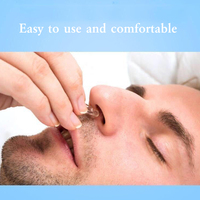 Portable Anti-Ronflement Pince-Nez Arrêter Ronfler Silicone Pince-Nez