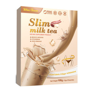 Wholesale <b>Slim</b> Milk <b>Tea</b> 100g Low Carb Dietary Supplement For Weight Management Slimming Coffee Four flavors of milk <b>tea</b> - Product Image 4