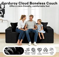 Canapé-lit modulaire moderne en forme de L, ensemble de canapés avec fonctionnalités réglables, revêtement en tissu, coussins rembourrés en éponge, dossier luxueux pour salon