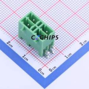 KF2EDGKRG-3.5-2*2P Plug-in Terminal Block Bent Lead Through Hole,P=3.5mm Board-to-Board / Socket - Closed Snap Fixing 2x2P 3.5mm - Product Image 1