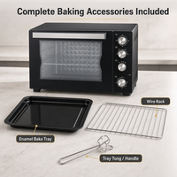 Four électrique domestique multifonctionnel 25L 35L 45L pour la cuisine à domicile avec température et minuterie réglables