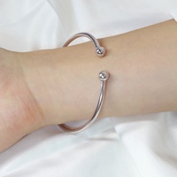 Bracelet de manchettes de vis remplie d'or, Design Simple, bricolage, fabrication de bijoux, vernis, Waterproof, Simple