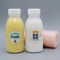 Bouteille en plastique PP vide ronde de 8 oz (250 ml) pour le stockage de boissons/lait, fabrication chinoise