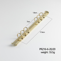 Anneaux de reliure métalliques A5 pour mécanisme de feuilles mobiles, clips de qualité supérieure pour une gestion efficace des dossiers, longueur 1 1/2 pouce