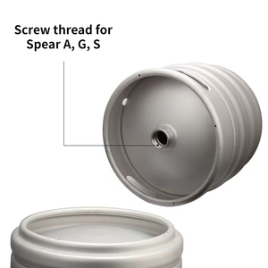 Nouvelle fût <span class=keywords><strong>de</strong></span> stockage isotherme à double paroi en acier inoxydable pour bière, baril à <span class=keywords><strong>vin</strong></span> personnalisé pour alcool - Product Image 2