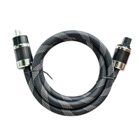 Câble d'alimentation US en cuivre pur haut de gamme Câble d'alimentation Audiophile CableUS Plug avec Figure 8 Câble d'alimentation IEC C7 IEC Longueur du câble d'alimentation: 1m