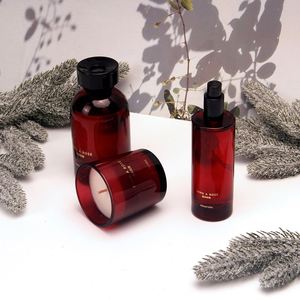 Ascendio Born A Rose, bougie parfumée en verre, parfum floral, décoration minimaliste pour la maison, durée de combustion de 40 à 60 heures - Product Image 3