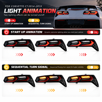 Feux arrière LED VLAND, style C8, pour Chevrolet Corvette C7 Stingray Z06 2014 2015 2016 2017 2018 2019